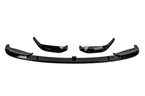 BMW 3. sērija F30/F31 2012–2019 Priekšējā bampera lip uzlika BM (M3-LOOK, spīdīgi melna) foto 8