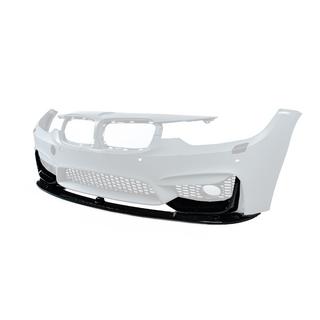 Priekšējā bampera lip uzlika BM (M3-LOOK, spīdīgi melna) BMW 3. sērija F30/F31 2012–2019 foto 1