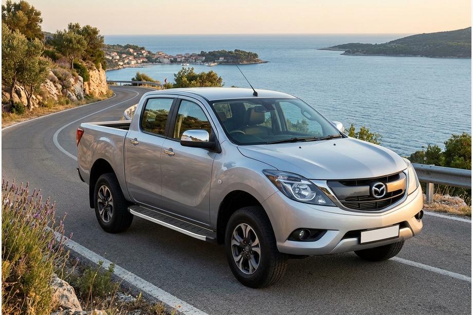 Mazda BT-50 2012– Sānu sliekšņi Fullmond (2 gab., alumīnija) Image