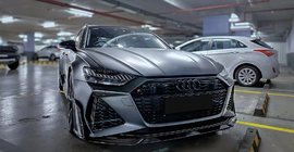 Audi A6 C8 2018–2025 AE-Design Carbon virsbūves komplekts (RS6) foto 1