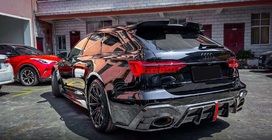 Audi A6 C8 2018–2025 AE-Design Carbon virsbūves komplekts (RS6) foto 3
