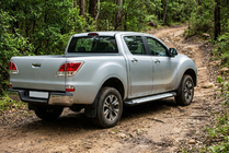 Mazda BT-50 2012– Sānu sliekšņi X5 tipa (2 gab., alumīnija) foto 1