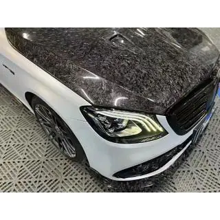 Motora pārsegs (Forged Carbon) foto 2