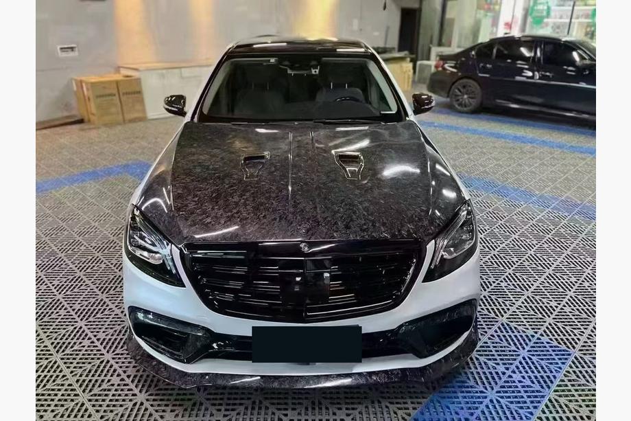 Mercedes S-class W222 2013–2022 Motora pārsegs (Forged Carbon) Image