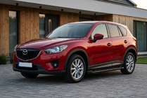Mazda CX-5 2012–2017 Sānu sliekšņi Allmond Black (2 gab., alumīnijs) foto 1