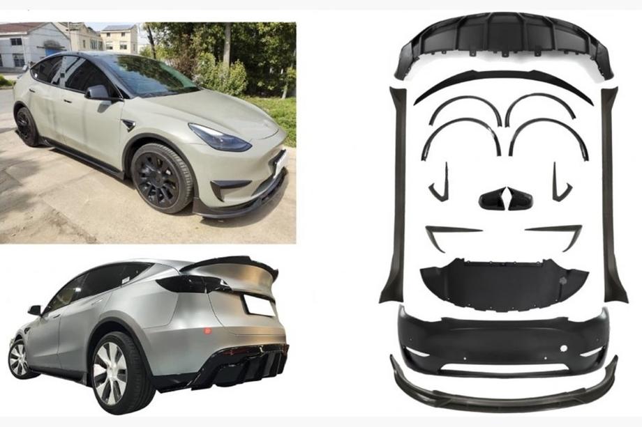 Tesla Model Y 2020– Virsbūves bodykit komplekts (2017-2023) Image