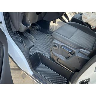 Poliuretāna sliekšņu paklājiņi (2 gab., EVA, pelēki) Ford Custom 2013–2022 foto 1
