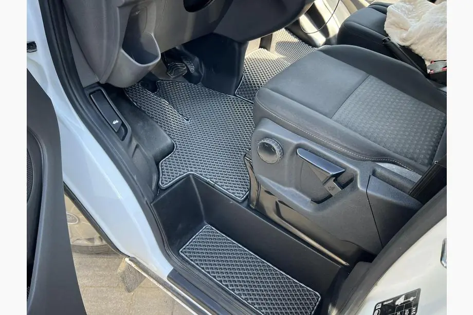 Ford Custom 2013–2022 Poliuretāna sliekšņu paklājiņi (2 gab., EVA, pelēki) Image