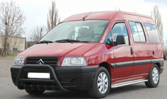 Fiat Scudo 1996–2007 Bullbar WT003 Black (nerūsējošais tērauds) foto 3