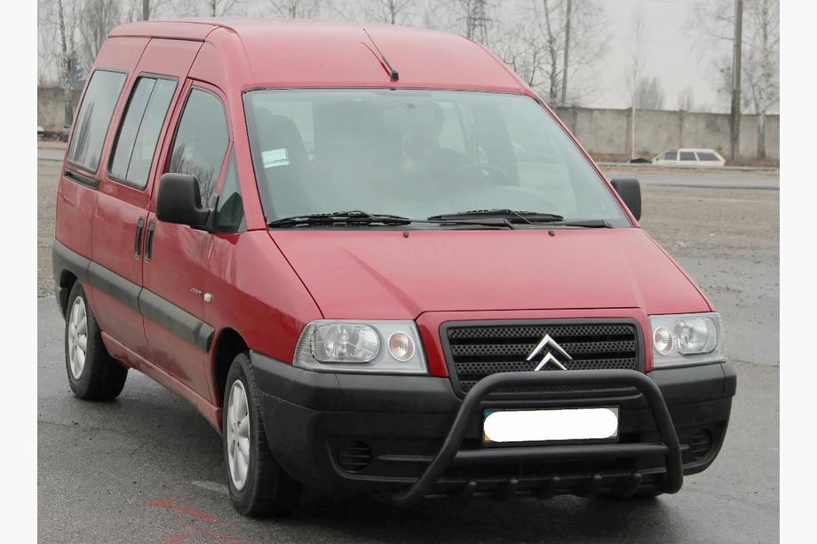 Fiat Scudo 1996–2007 Bullbar WT003 Black (nerūsējošais tērauds) Image
