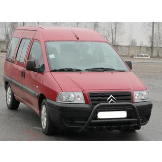 Bullbar WT003 Black (nerūsējošais tērauds) Peugeot Expert 1995–2007 foto 4