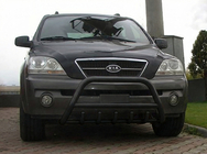 Kia Sorento I BL 2002–2009 Bullbārs WT003 Black (nerūsējošais tērauds) foto 2