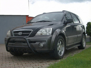 Kia Sorento I BL 2002–2009 Bullbārs WT003 Black (nerūsējošais tērauds) foto 1
