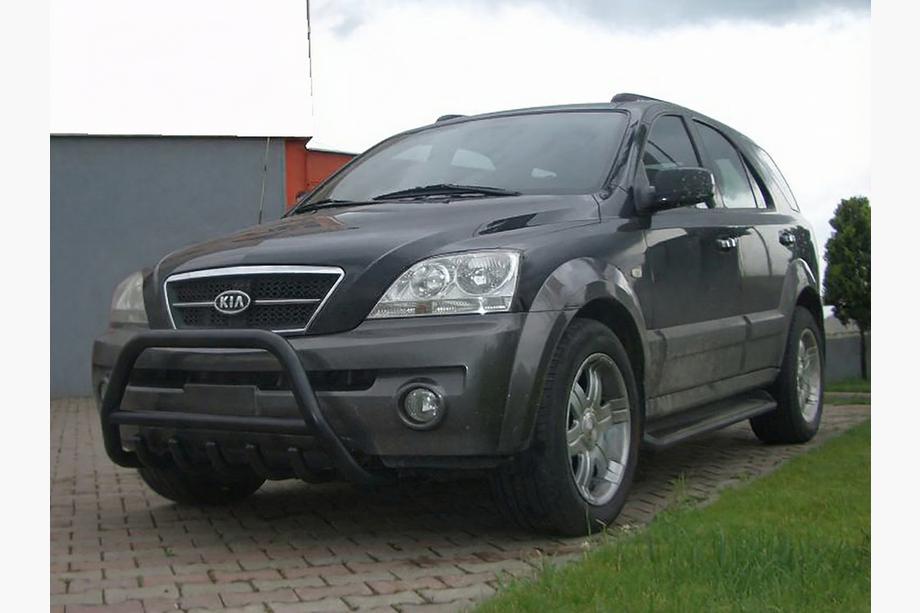 Kia Sorento I BL 2002–2009 Bullbārs WT003 Black (nerūsējošais tērauds) Image