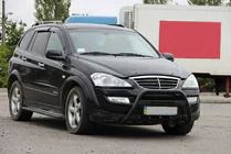 SsangYong Action 2005–2018 Kengurina stienis WT004 Black (nerūsējošais tērauds) foto 3