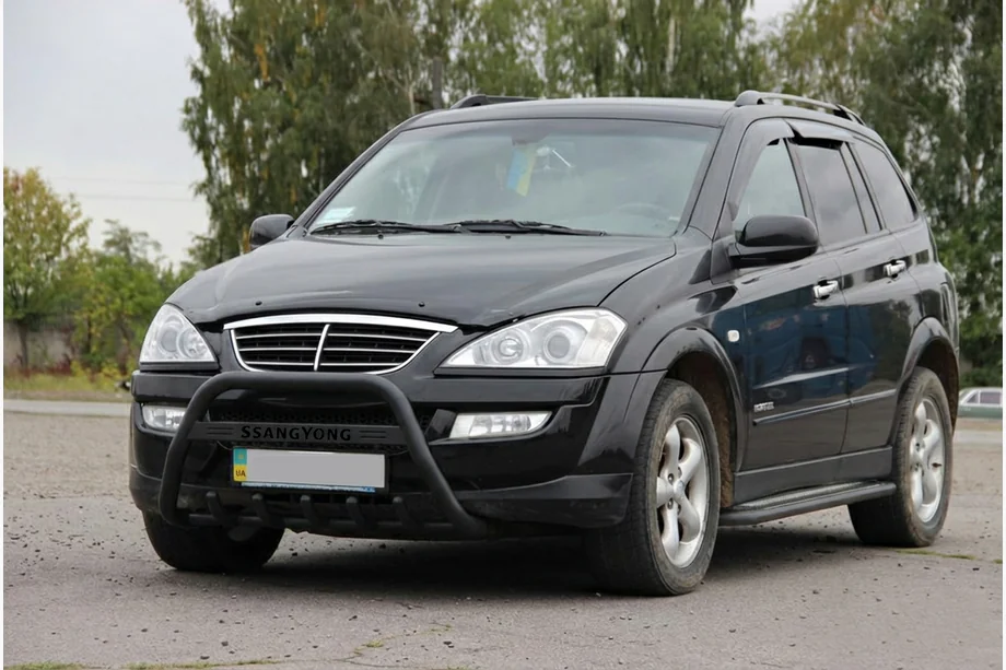 SsangYong Action 2005–2018 Kengurina stienis WT004 Black (nerūsējošais tērauds) Image