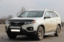 Kia Sorento II XM 2009–2014 Bullbārs WT003 Black (nerūsējošais tērauds) foto 2