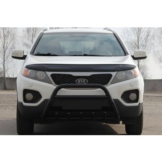 Bullbārs WT003 Black (nerūsējošais tērauds) Kia Sorento II XM 2009–2014 foto 1