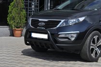 Kia Sportage 2010–2015 Bullbārs WT003 Black (nerūsējošais tērauds) foto 1