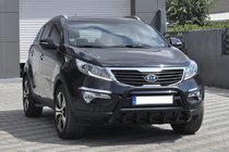 Kia Sportage 2010–2015 Bullbārs WT003 Black (nerūsējošais tērauds) foto 4