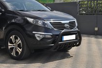 Kia Sportage 2010–2015 Bullbārs WT003 Black (nerūsējošais tērauds) foto 5