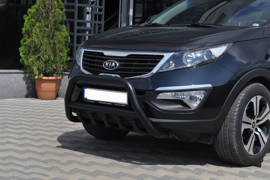 Kia Sportage 2010–2015 Bullbārs WT003 Black (nerūsējošais tērauds) Image