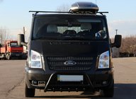 Ford Transit 2000–2014 Kengurins WT003 Black (2006-2014, nerūsējošais tērauds) foto 3