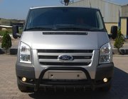 Ford Transit 2000–2014 Kengurins WT003 Black (2006-2014, nerūsējošais tērauds) foto 5