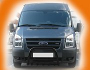 Ford Transit 2000–2014 Kengurins WT003 Black (2006-2014, nerūsējošais tērauds) foto 6