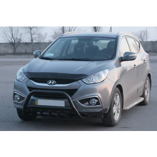 Priekšējais aizsargstienis WT003 Black (nerūsējošais tērauds) foto 1