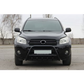 Bullbar WT003 Black (nerūsējošais tērauds) Toyota Rav 4 2006–2013 foto 3