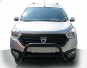 Renault Dokker 2013–2022 Bullbārs WT003 Black (nerūsējošais tērauds) foto 3
