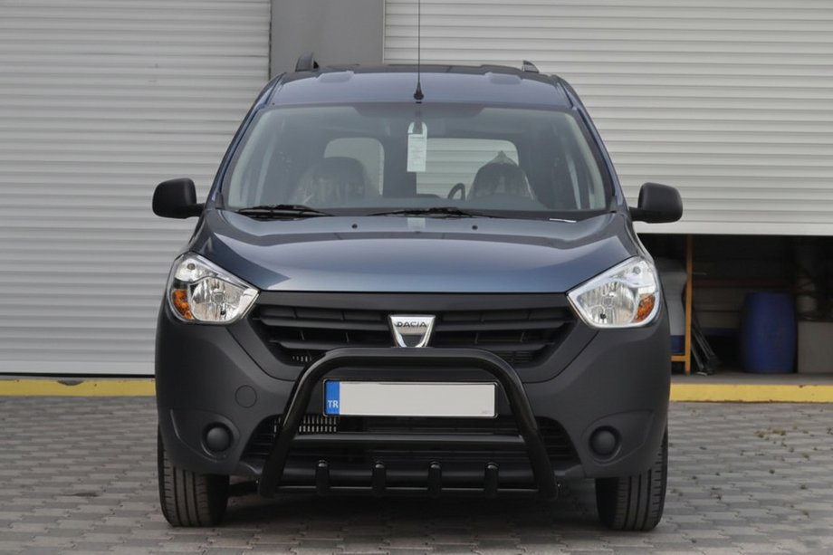 Renault Dokker 2013–2022 Bullbārs WT003 Black (nerūsējošais tērauds) Image