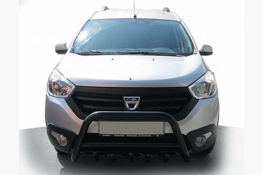 Dacia Dokker 2013–2022 Bullbārs WT003 Black (nerūsējošais tērauds) Image