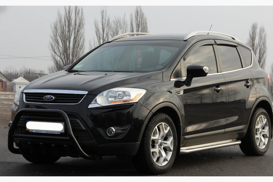 Ford Kuga 2008–2013 Bullbārs WT003 Black (nerūsējošais tērauds) Image