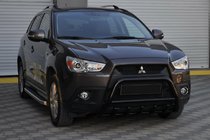 Mitsubishi ASX 2010–2023 Bullbārs WT003 Black (nerūsējošais tērauds) foto 5