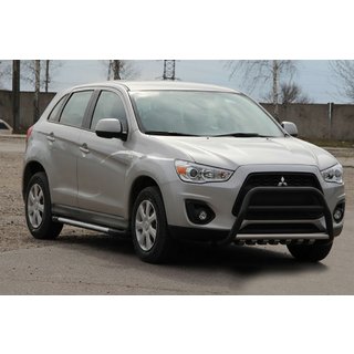 Bullbārs WT003 Black (nerūsējošais tērauds) Mitsubishi ASX 2010–2023 foto 1