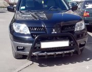 Mitsubishi Outlander 2001–2006 Kengurubārs WT004 Black (nerūsējošais tērauds) foto 1