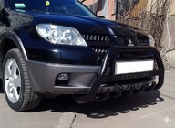 Mitsubishi Outlander 2001–2006 Kengurubārs WT004 Black (nerūsējošais tērauds) foto 3