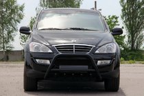 SsangYong Kyron 2005–2014 Bullbar WT003 Black (nerūsējošais tērauds) foto 2