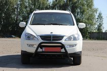 SsangYong Kyron 2005–2014 Bullbar WT003 Black (nerūsējošais tērauds) foto 3