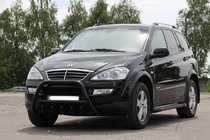 SsangYong Kyron 2005–2014 Bullbar WT003 Black (nerūsējošais tērauds) foto 1