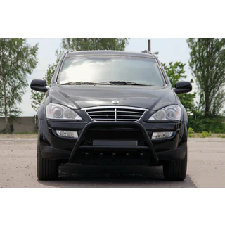Bullbar WT003 Black (nerūsējošais tērauds) SsangYong Kyron 2005–2014 foto 2