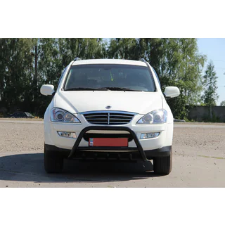 Bullbar WT003 Black (nerūsējošais tērauds) SsangYong Kyron 2005–2014 foto 3