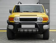 Toyota FJ Cruiser 2006–2022 Bullbar WT003 Black (nerūsējošais tērauds) foto 1