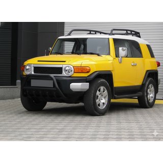 Bullbar WT003 Black (nerūsējošais tērauds) Toyota FJ Cruiser 2006–2022 foto 3