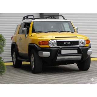 Bullbar WT003 Black (nerūsējošais tērauds) Toyota FJ Cruiser 2006–2022 foto 4