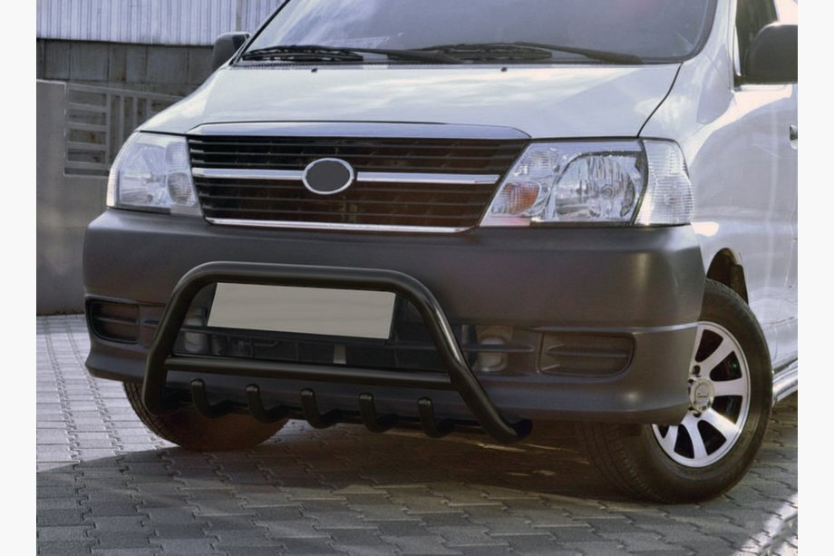 Toyota HiAce Bullbar WT003 Black (nerūsējošais tērauds) Image