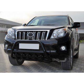 Bullbar WT003 Black (nerūsējošais tērauds) Toyota Land Cruiser Prado 150 2009–2023 foto 1