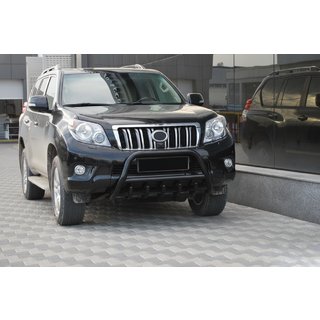 Bullbar WT003 Black (nerūsējošais tērauds) Toyota Land Cruiser Prado 150 2009–2023 foto 4